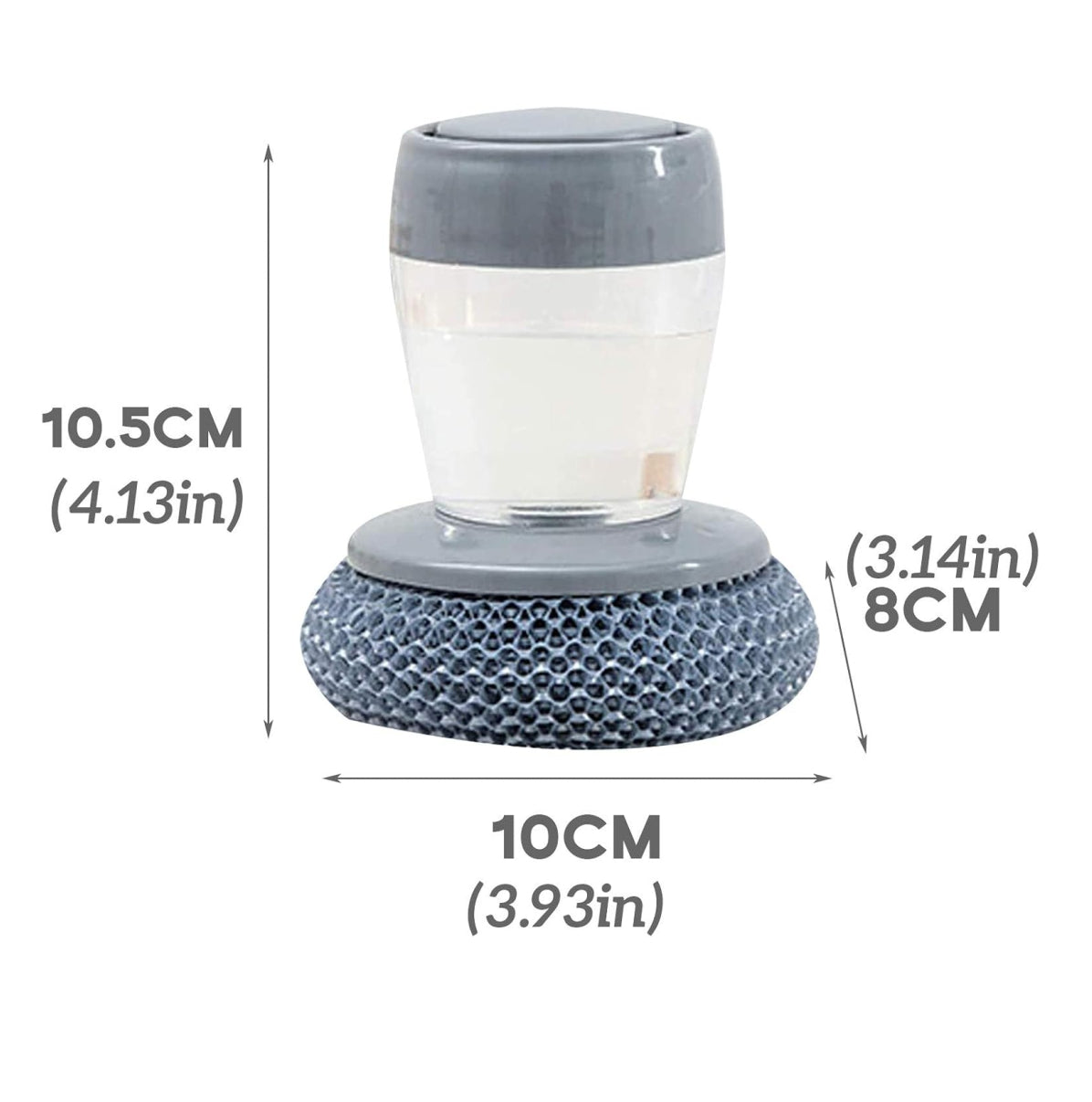 Cepillo Dispensador Jabón Loza Brillo